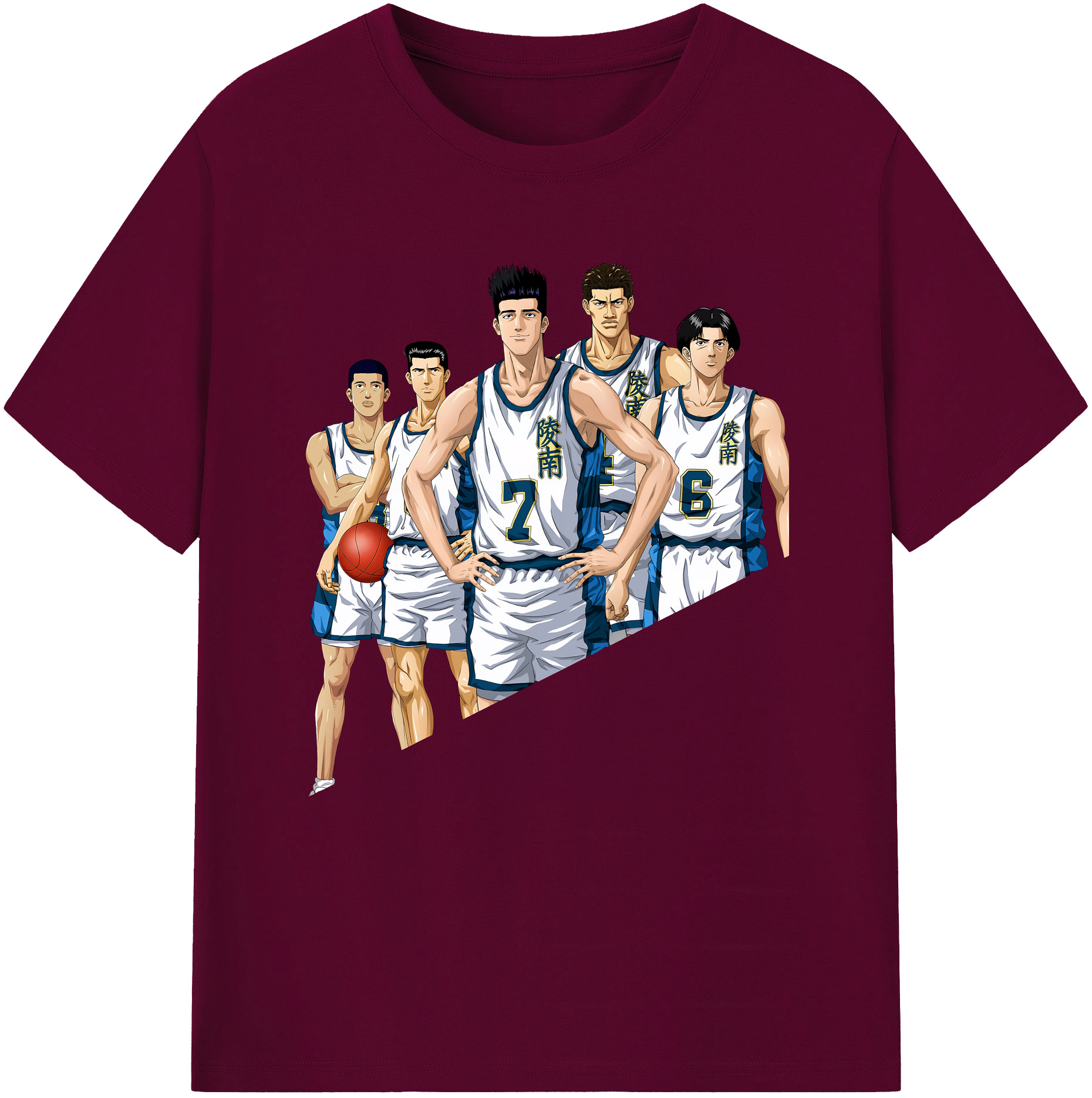 （画像用） SLAM DUNK／スラムダンク レディースカジュアルプリントTシャツ（綿100％）
